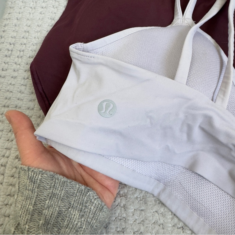 Bundle of 4 lululemon like a cloud bra size 6